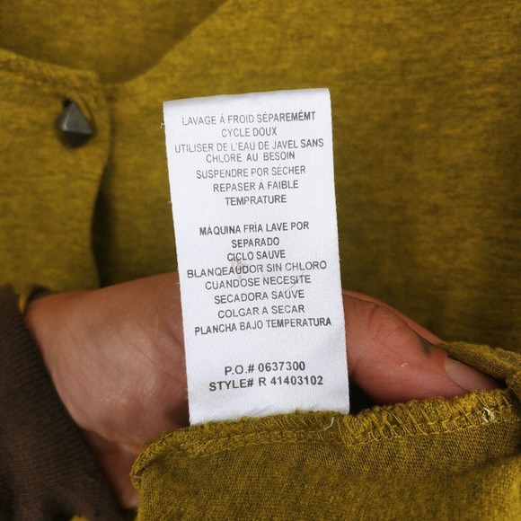 Rusty India Womens Sm Top Cardigan High Low Hem Button Up Zipper Detail Skater - Picture 7 of 12